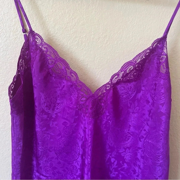 Victoria’s Secret Women’s Slip Dress Purple Size: M Vintage Gold Label. - Picture 5 of 9